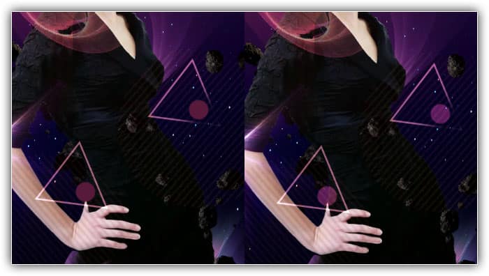 Nova camada e use pincel duro 35px.