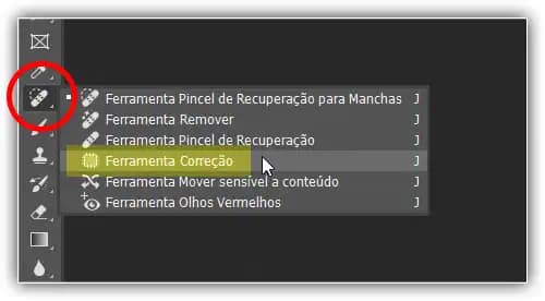 Como usar a ferramenta Correção no Photoshop (passo a passo)