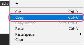 Copiando a imagem da modelo