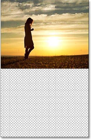 efeito de reflexo no Photoshop com ondulações