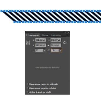 Selecione todas as caixas e incline-as usando a paleta Transform. (window > Transform)