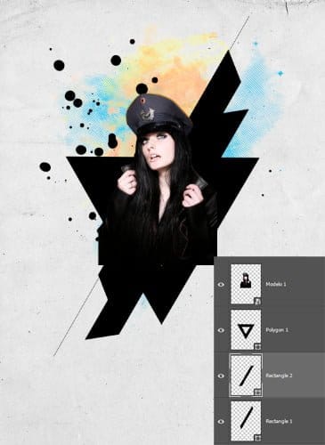 Criando uma arte estilística de mídia mista no Photoshop