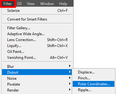 Vá-em-Filtro-Distorcer-Coordenadas-Polares