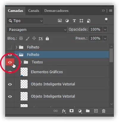 Grupos de Camadas no Photoshop