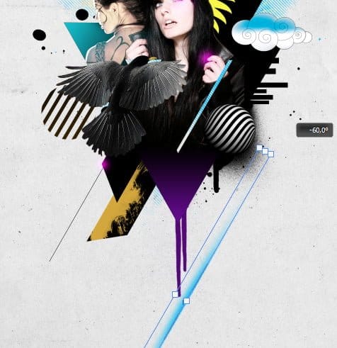 Gire-o em -60 graus.