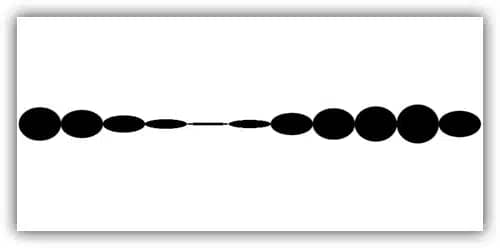Com Inclinação da Caneta selecionado, o ângulo da caneta determina o arredondamento da ponta do pincel conforme você pinta.