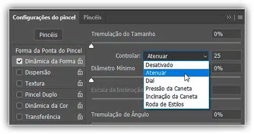 Dinâmica da Forma - Pincéis do Photoshop