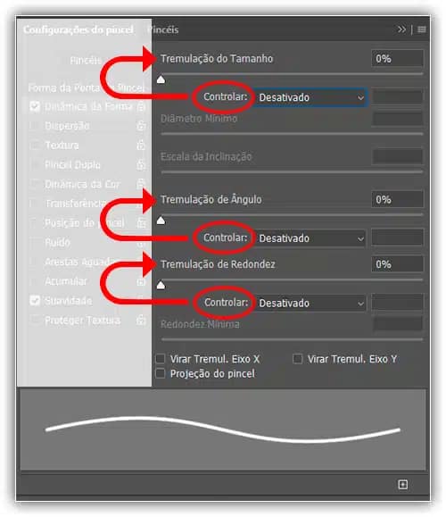 Dinâmica da Forma - Pincéis do Photoshop
