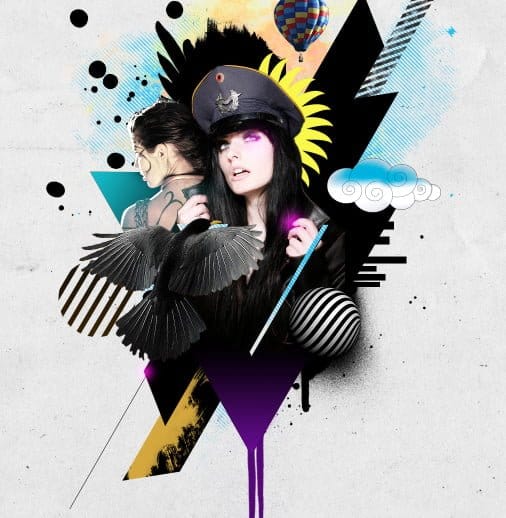 Coloque esta camada logo acima da camada de forma.