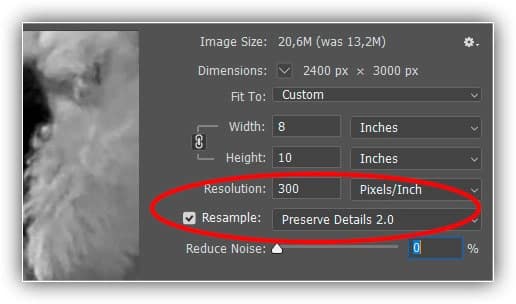 Definir o método de interpolação.