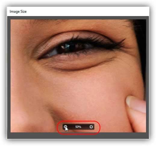Comando de tamanho de imagem do Photoshop