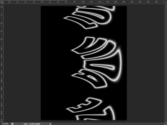 A imagem girou 90° no sentido horário.png Efeito de texto com explosão de luz