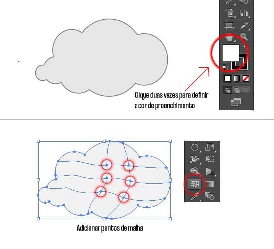 Selecione a forma de contorno e copie-a (Ctrl + C).