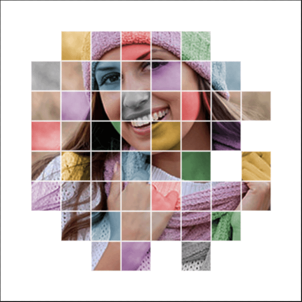 Efeitos fotográficos com grades de cores